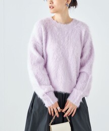 〈手洗い可能〉シャギー クルーネック プルオーバー ◇
