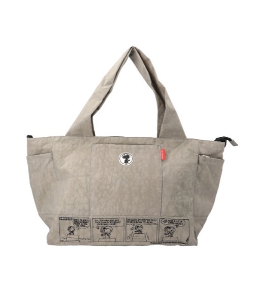 UP START（アップスタート）の「【zucchero（ズッケロ）×スヌーピー】2WAY ビッグ トートバッグ 大人カジュアル（トートバッグ・レディース・グリーン/イエロー/グレー/ブラック・FREE）」の3枚目の写真