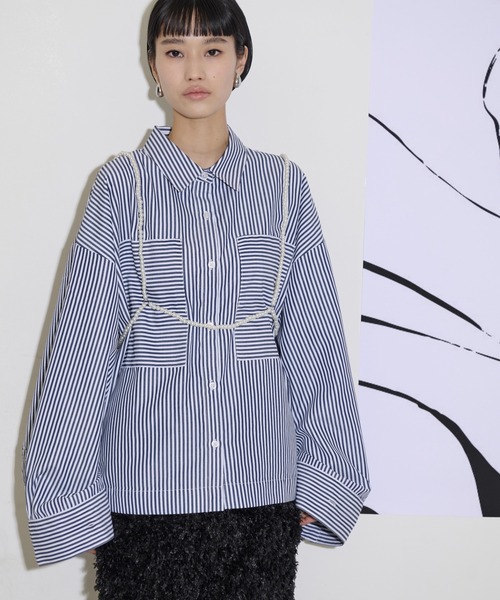 THE YOn(ザヨン)の「パールビーズサスペンダーベルト(ベルト・レディース・アイボリー・FREE)」の7枚目の写真