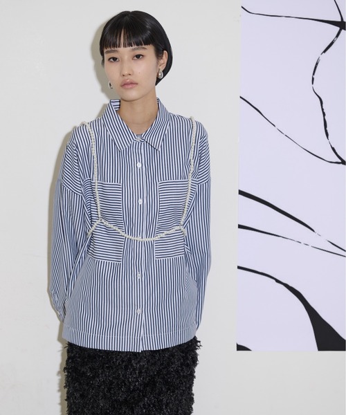 THE YOn(ザヨン)の「パールビーズサスペンダーベルト(ベルト・レディース・アイボリー・FREE)」の2枚目の写真