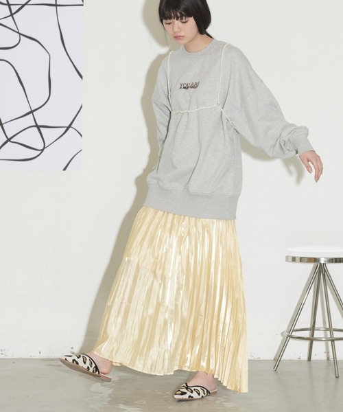 THE YOn(ザヨン)の「パールビーズサスペンダーベルト(ベルト・レディース・アイボリー・FREE)」の12枚目の写真