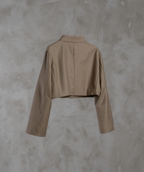 long sleeve short tailor jacket / ロングスリーブショートテーラード