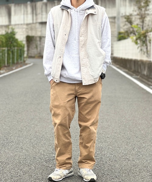 MRU(エムアールユー)の「MRU/エムアールユー ナイロン 撥水 裏フリース スタンドベスト(ベスト・メンズ・ブラック/グリーン/アイボリー・LL/L/M)」の11枚目の写真