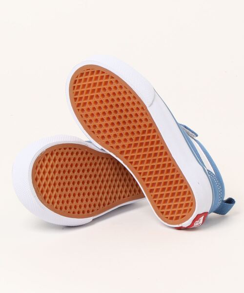 VANS（バンズ）の「VANS ヴァンズ OLD SKOOL(14-22) キッズ オールドスクール V36CS  COLORS S.BLUE（スニーカー・キッズ・ブルー・21/22.0cm/15 /18/19/17/16/20/14）」の3枚目の写真