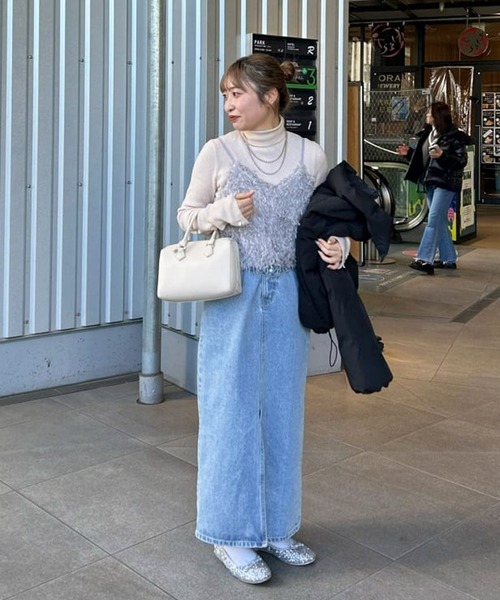 【新色追加】テープヤーンキャミ《WEB限定カラーあり》（キャミソール）｜DISCOAT（ディスコート）