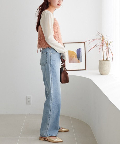 【新色追加】テープヤーンキャミ《WEB限定カラーあり》（キャミソール）｜DISCOAT（ディスコート）