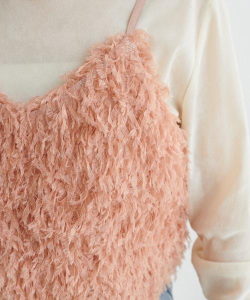 【新色追加】テープヤーンキャミ《WEB限定カラーあり》（キャミソール）｜DISCOAT（ディスコート）