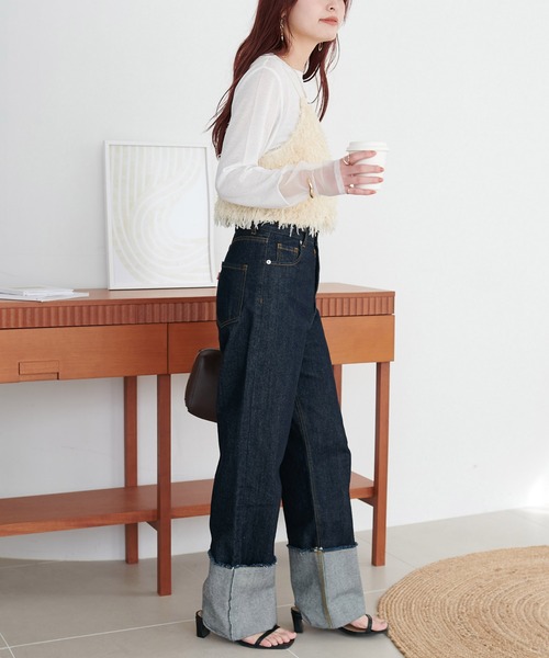 【新色追加】テープヤーンキャミ《WEB限定カラーあり》（キャミソール）｜DISCOAT（ディスコート）