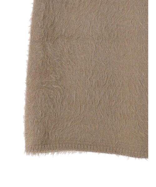 Petit fleur（プチフルール）の「・Petit　Fleur　シャギーニットスカート（スカート・レディース・ブラック/ベージュ/ブルー/アイボリー・FREE）」の20枚目の写真