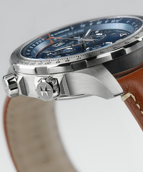HAMILTON（ハミルトン）の「HAMILTON [ハミルトン] 腕時計 Khaki Aviation （カーキ アヴィエーション） X-Wind GMT クロノ クオーツ 46MM ブルー×ブラウン（アナログ腕時計・メンズ・ブルー・FREE）」の5枚目の写真