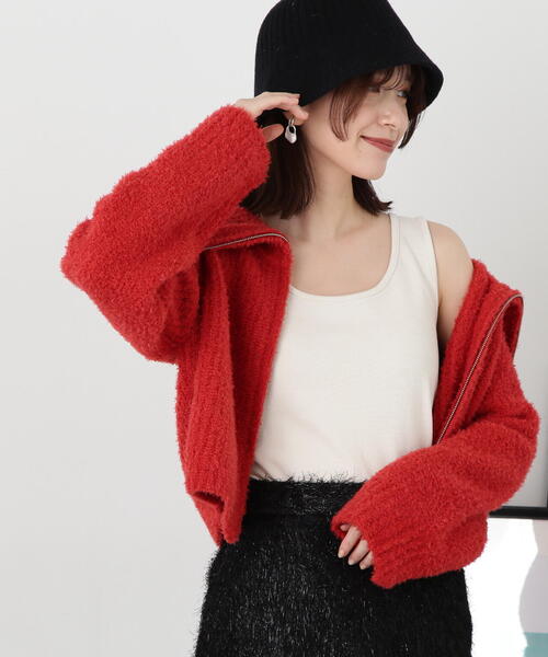 N.（N. Natural Beauty Basic）（エヌエヌナチュラルビューティーベーシック）の「◆テレコタンクトップ（タンクトップ・レディース・ベージュ/ブラック/オフホワイト・MEDIUM）」の11枚目の写真