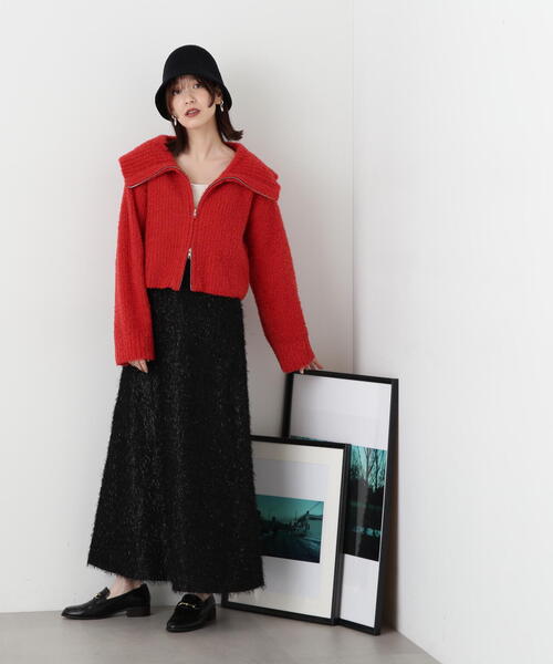 N.（N. Natural Beauty Basic）（エヌエヌナチュラルビューティーベーシック）の「◆テレコタンクトップ（タンクトップ・レディース・ベージュ/ブラック/オフホワイト・MEDIUM）」の14枚目の写真