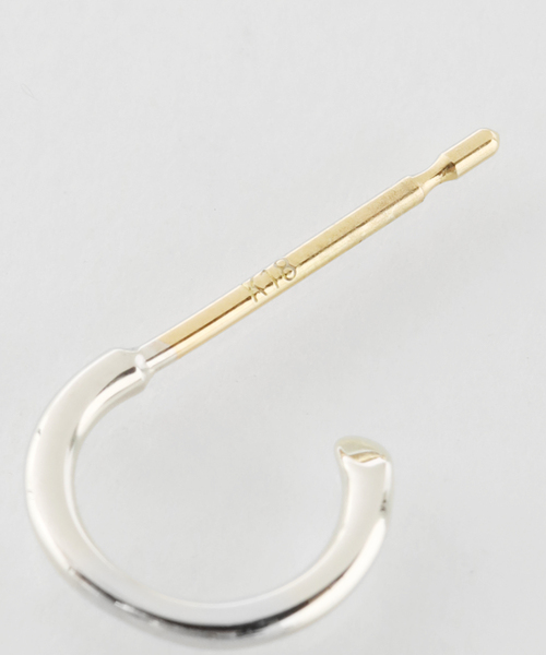 CAREERING シルバー フックピアス 片耳用 CAREERING シルバー フックピアス 片耳用
