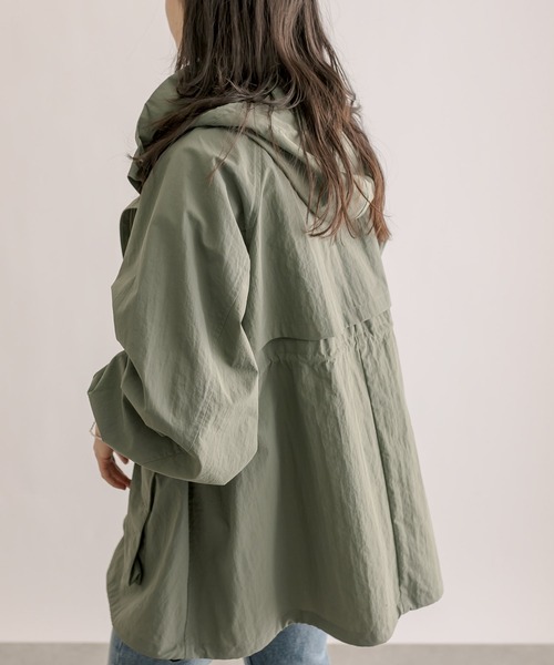 RIVE DROITE(リヴドロワ)の「フーデッドマウンテンパーカー(マウンテンパーカー・レディース・ブラック/カーキ/ライトグレー・FREE)」の18枚目の写真