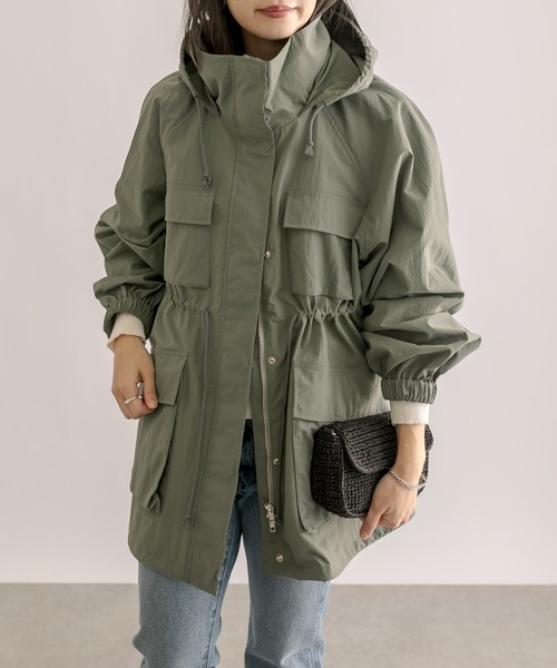 RIVE DROITE(リヴドロワ)の「フーデッドマウンテンパーカー(マウンテンパーカー・レディース・ブラック/カーキ/ライトグレー・FREE)」の17枚目の写真