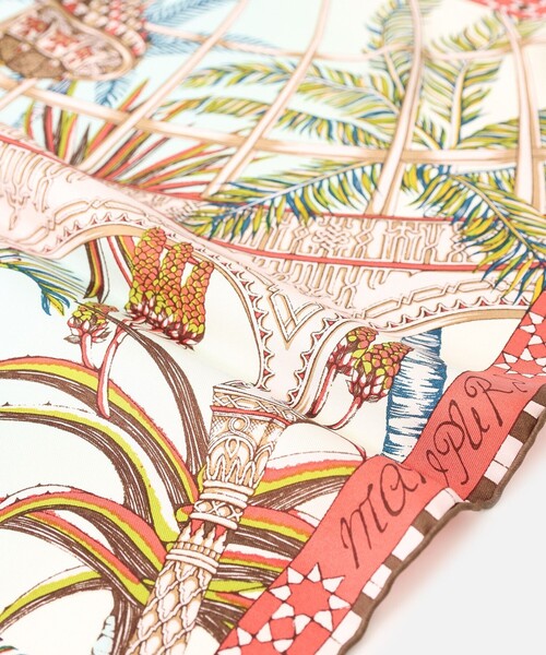 manipuri（マニプリ）の「【manipuri(マニプリ)】 65 SILK SCARF（バンダナ/スカーフ・レディース・ターコイズブルー/グリーン系その他/レッド系その他・2）」の12枚目の写真