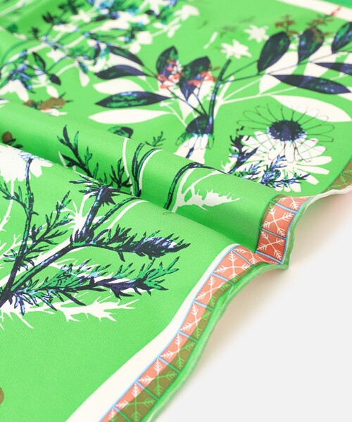 manipuri（マニプリ）の「【manipuri(マニプリ)】 65 SILK SCARF（バンダナ/スカーフ・レディース・ターコイズブルー/グリーン系その他/レッド系その他・2）」の16枚目の写真