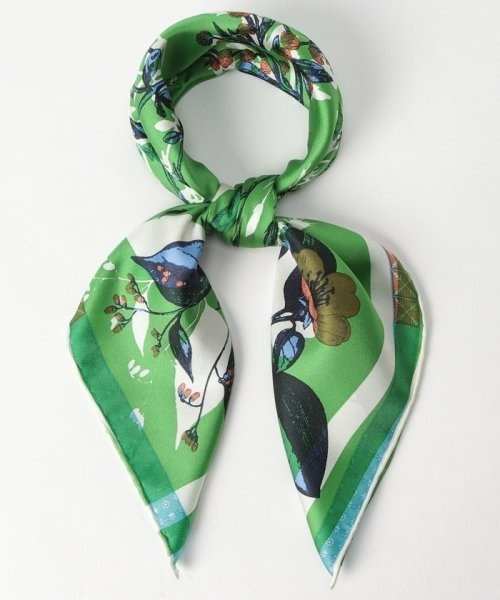 manipuri（マニプリ）の「【manipuri(マニプリ)】 65 SILK SCARF（バンダナ/スカーフ・レディース・ターコイズブルー/グリーン系その他/レッド系その他・2）」の7枚目の写真