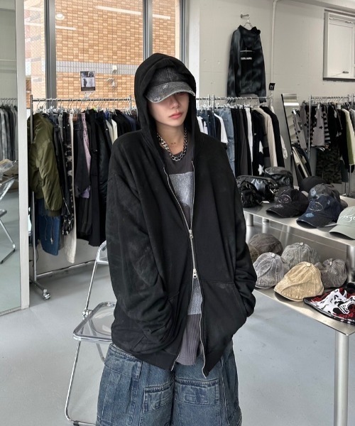 Never mind the XU(ネバーマインドザエックスユー)の「【Never mind the XU】wash denim cap / 【ネバーマインド ザ エックスユー】ウォッシュデニムキャップ(キャップ・メンズ・ブラック/ブルー・ONE SIZE)」の18枚目の写真