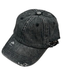 Never mind the XU（ネバーマインドザエックスユー）の「【Never mind the XU】wash denim cap / 【ネバーマインド ザ エックスユー】ウォッシュデニムキャップ（キャップ）」
