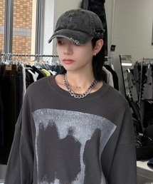 Never mind the XU（ネバーマインドザエックスユー）の「【Never mind the XU】wash denim cap / 【ネバーマインド ザ エックスユー】ウォッシュデニムキャップ（キャップ）」