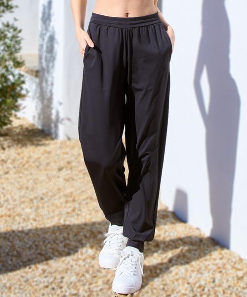 Ungrid(アングリッド)の「【ムラサキスポーツ限定】UNGRID/アングリッド ジョガーパンツ フィットネス 水陸両用 UVケア 541201(その他パンツ・レディース・ブラック・M/L)」の1枚目の写真