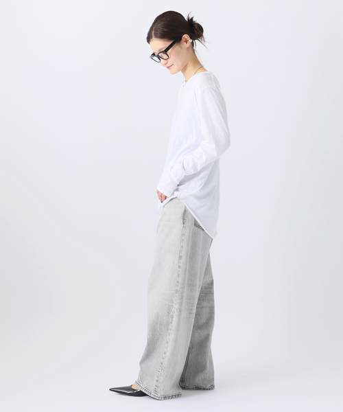 AP STUDIO（エーピーストゥディオ）の「New ラウンドテールTシャツ（Tシャツ/カットソー・レディース・ホワイト・FREE）」の5枚目の写真