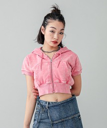 X-girl | COMPACT S/S HOODIE(パーカー)