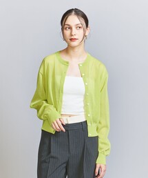 BEAUTY&YOUTH◆ナイロン コート -2WAY- お124ビューティーアンドユーストップスLイエロー