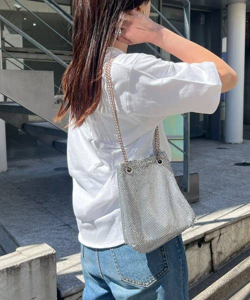 CIAOPANIC TYPY（チャオパニックティピー）の「USAコットンアソートロゴ裾ラウンドTEE（Tシャツ/カットソー・レディース・ホワイト系その他/ホワイト/ホワイト系その他2・ONE SIZE）」の11枚目の写真