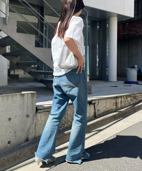 CIAOPANIC TYPY（チャオパニックティピー）の「USAコットンアソートロゴ裾ラウンドTEE（Tシャツ/カットソー・レディース・ホワイト系その他/ホワイト/ホワイト系その他2・ONE SIZE）」の15枚目の写真