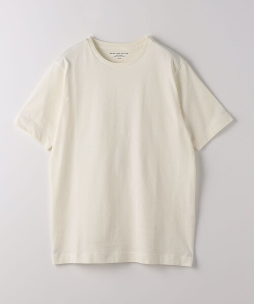 green label relaxing（グリーンレーベルリラクシング）の「スパニッシュピマ ミックス クルーネック Tシャツ（Tシャツ/カットソー・メンズ・ライトグレー/オフホワイト/ピンク/ダークグレー・XL/M/XXL/L/S）」の16枚目の写真