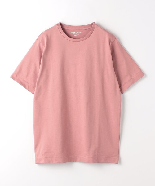 green label relaxing（グリーンレーベルリラクシング）の「スパニッシュピマ ミックス クルーネック Tシャツ（Tシャツ/カットソー・メンズ・ライトグレー/オフホワイト/ピンク/ダークグレー・XL/M/XXL/L/S）」の20枚目の写真