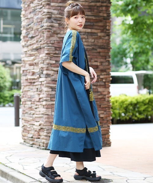 ジオメトリック刺繍カーディガン ジオメトリック刺繍カーディガン（カーディガン/ボレロ