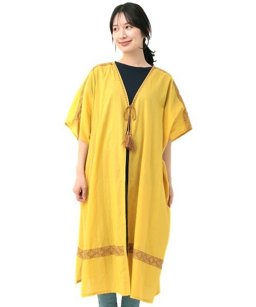 チチカカ(チチカカ)の「ジオメトリック刺繍カーディガン(カーディガン/ボレロ・レディース・マスタード/ブルー/ブラック・FREE)」の14枚目の写真