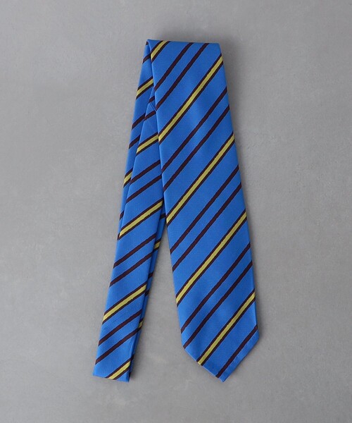 Camoshita（カモシタ）の「＜Camoshita＞ レジメンタルストライプ ネクタイ（ネクタイ・メンズ・ワインレッド/ロイヤルブルー/ライトグレー・FREE）」の2枚目の写真