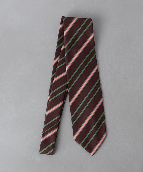 Camoshita（カモシタ）の「＜Camoshita＞ レジメンタルストライプ ネクタイ（ネクタイ・メンズ・ワインレッド/ロイヤルブルー/ライトグレー・FREE）」の3枚目の写真