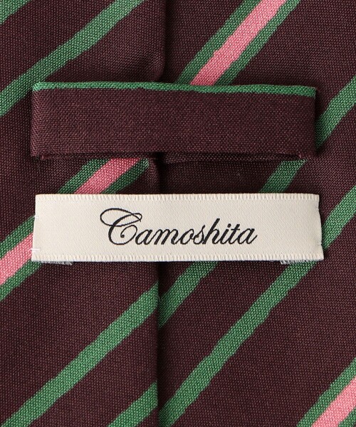 Camoshita（カモシタ）の「＜Camoshita＞ レジメンタルストライプ ネクタイ（ネクタイ・メンズ・ワインレッド/ロイヤルブルー/ライトグレー・FREE）」の11枚目の写真