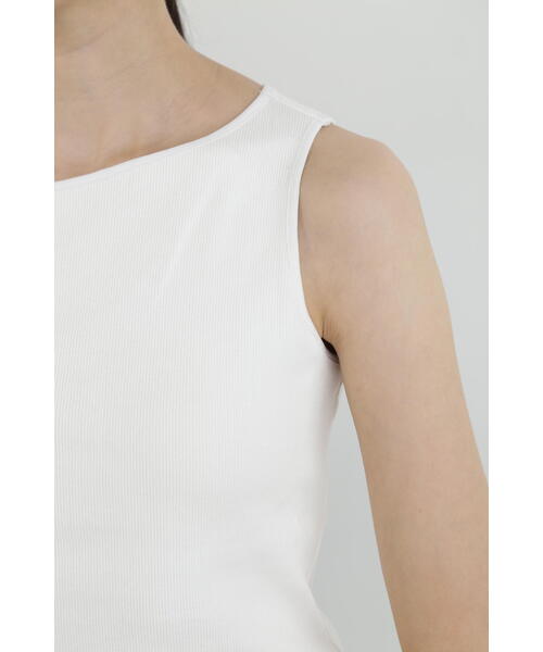 JILL STUART(ジルスチュアート)の「◆アシンメトリーカップ付きトップス(タンクトップ・レディース・ホワイト/ブルー/ブラック・SMALL/MEDIUM)」の21枚目の写真