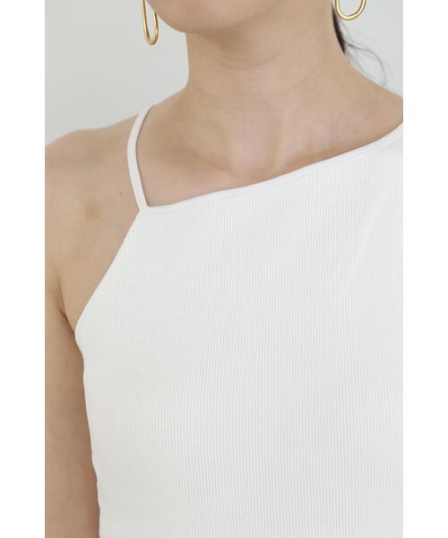 JILL STUART(ジルスチュアート)の「◆アシンメトリーカップ付きトップス(タンクトップ・レディース・ホワイト/ブルー/ブラック・SMALL/MEDIUM)」の20枚目の写真