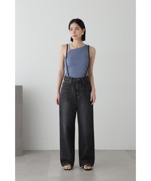 JILL STUART(ジルスチュアート)の「◆アシンメトリーカップ付きトップス(タンクトップ・レディース・ホワイト/ブルー/ブラック・SMALL/MEDIUM)」の5枚目の写真