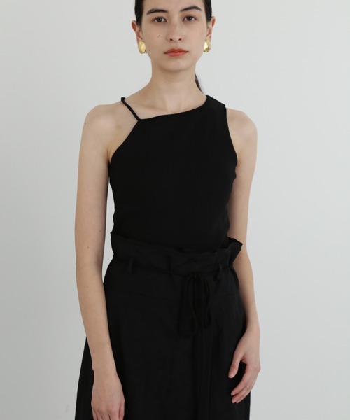 JILL STUART(ジルスチュアート)の「◆アシンメトリーカップ付きトップス(タンクトップ・レディース・ホワイト/ブルー/ブラック・SMALL/MEDIUM)」の3枚目の写真