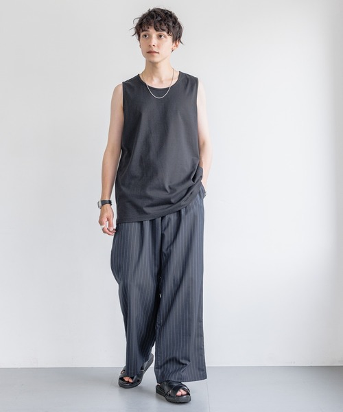 RAGEBLUE（レイジブルー）の「BASIC TANK TOP/ベーシックインナータンクトップ（タンクトップ・メンズ・ホワイト/ブラック・MEDIUM/LARGE）」の17枚目の写真