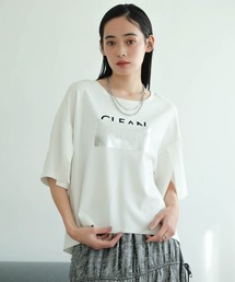 LADYMADE（レディメイド）の「シルバープリントロゴTシャツ（Tシャツ/カットソー）」