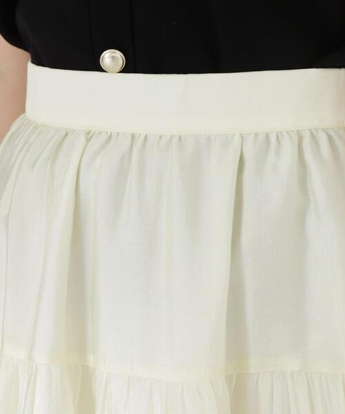 PROPORTION BODY DRESSING（プロポーションボディドレッシング）の「シアーティーアードスカート / 1214120507（スカート・レディース・ホワイト/グレー/ブラック・SMALL/MEDIUM）」の7枚目の写真