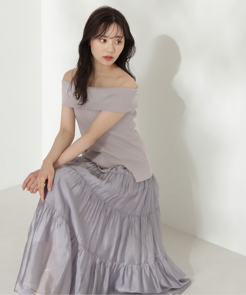 PROPORTION BODY DRESSING（プロポーションボディドレッシング）の「シアーティーアードスカート / 1214120507（スカート・レディース・ホワイト/グレー/ブラック・SMALL/MEDIUM）」の3枚目の写真