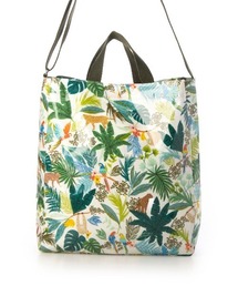 カシュカシュ cachecache / PVC加工プリント2wayトートバッグ