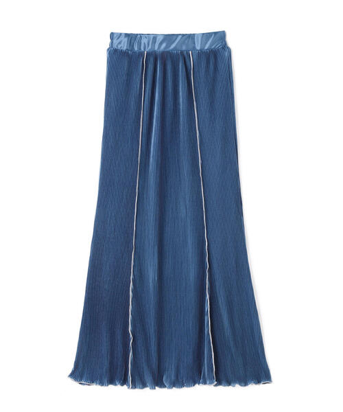 FREE'S MART（フリーズマート）の「配色メローカットソープリーツスカート（スカート・レディース・グレー/ブラック/ブルー・SMALL/MEDIUM）」の8枚目の写真