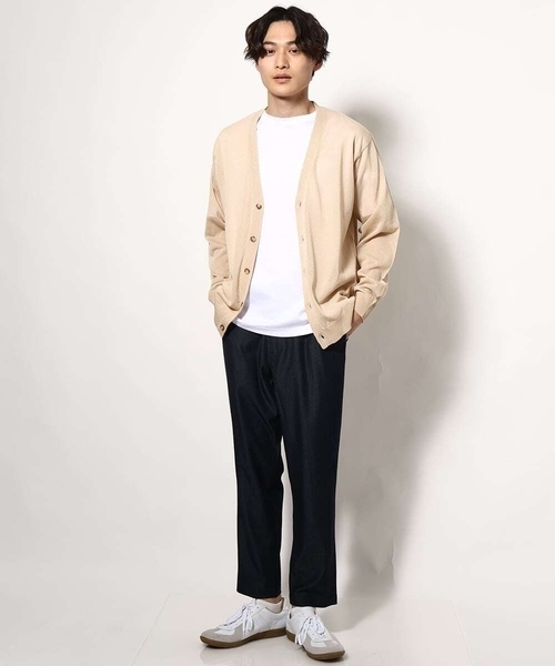 a.v.v（アーヴェヴェ）の「【ドライタッチ】シアーカーディガン（カーディガン/ボレロ・メンズ・チャコールグレー/ベージュ・48/46）」の20枚目の写真