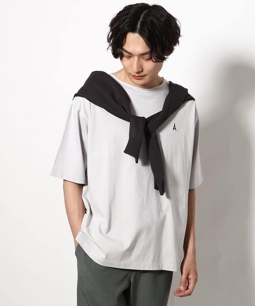 a.v.v（アーヴェヴェ）の「【ドライタッチ】シアーカーディガン（カーディガン/ボレロ・メンズ・チャコールグレー/ベージュ・48/46）」の5枚目の写真